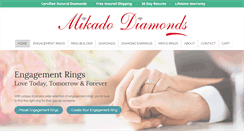 Desktop Screenshot of mikadodiamonds.com